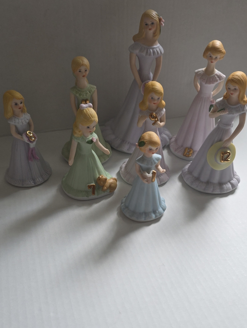 Enesco Growing Up Birthday Girls Set